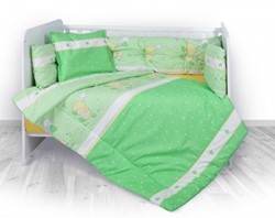 Slika od 5-dijelna posteljina  Little Ducks Green