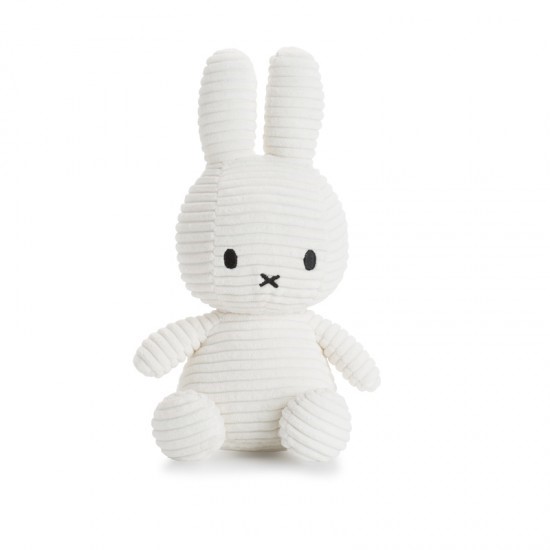 Slika od Miffy zajček mehka igrača Corduroy 23 cm  - OFFWHITE