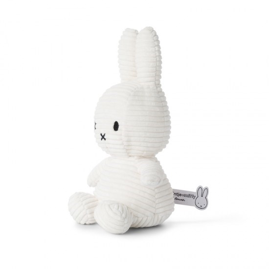 Slika od Miffy zajček mehka igrača Corduroy 23 cm  - OFFWHITE