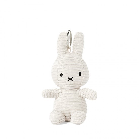 Slika od Miffy zajček obesek za ključe Corduroy Offwhite