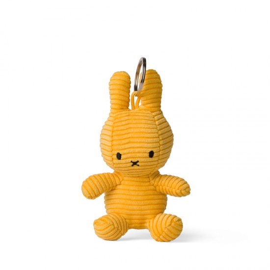 Slika od Miffy zajček obesek za ključe Corduroy Yellow